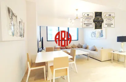 Apartment - 1 Bedroom - 2 Bathrooms for rent in Lusail Marina Heights - Marina District - Lusail