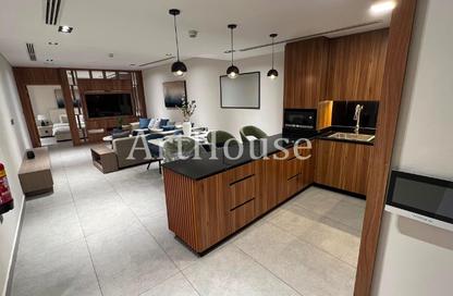 Apartment - Studio - 1 Bathroom for rent in Lusail Marina Heights - Marina District - Lusail