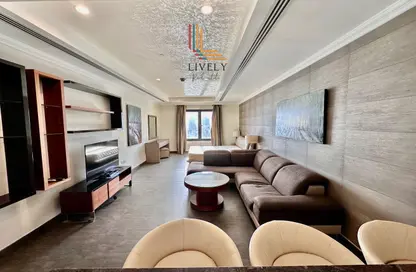 Apartment - Studio - 1 Bathroom for rent in Tower 20 - Porto Arabia - The Pearl Island - Doha