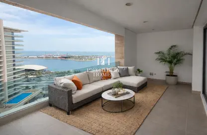 شقة - غرفة نوم - 2 حمامات للايجار في مرتفعات مارينا لوسيل - منطقة المارينا - الوسيل