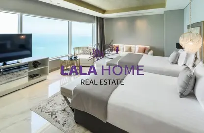 شقة - 2 غرف نوم - 3 حمامات للايجار في مساكن واجنحة سينتارا ويست باي الدوحة - شارع الدبلوماسي - الخليج الغربي - الدوحة