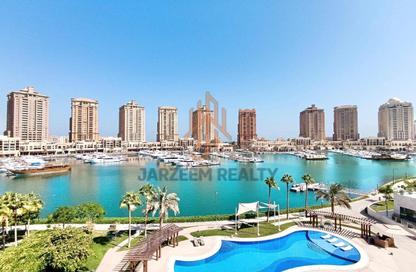 Apartment - 3 Bedrooms - 4 Bathrooms for sale in East Porto Drive - Porto Arabia - The Pearl Island - Doha Apartment - 3 Bedrooms - 4 Bathrooms for sale in East Porto Drive - Porto Arabia - The Pearl Island - Doha