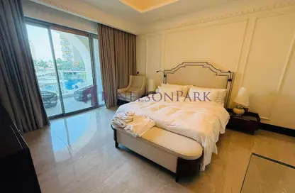 دوبلكس - غرفة نوم - 2 حمامات للايجار في The St. Regis Marsa Arabia Island - Marsa Arabia - جزيرة اللؤلؤة - الدوحة