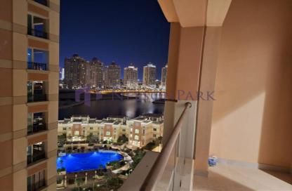 Apartment - Studio - 1 Bathroom for rent in Al Mutahidah Tower - Viva Bahriyah - The Pearl Island - Doha