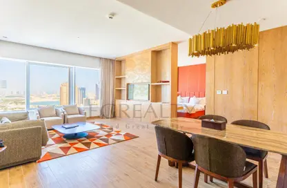 Hotel Apartments - 1 Bedroom - 2 Bathrooms for rent in Al Shatt Street - West Bay - Doha