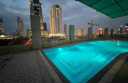 Apartment - 2 Bedrooms - 2 Bathrooms for rent in Lusail Marina Heights - Marina District - Lusail