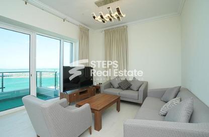 Apartment - 3 Bedrooms - 2 Bathrooms for rent in Lusail Residence - Marina District - Lusail