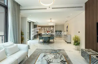 شقة - غرفة نوم - 2 حمامات للايجار في شقق جاردينو - جزيرة اللؤلؤة - الدوحة