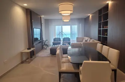 Apartment - 2 Bedrooms - 3 Bathrooms for rent in Al Mutahidah Tower - Viva Bahriyah - The Pearl Island - Doha