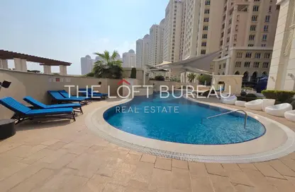 Apartment - 2 Bedrooms - 2 Bathrooms for rent in Viva West - Viva Bahriyah - The Pearl Island - Doha