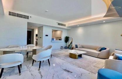 Apartment - 2 Bedrooms - 3 Bathrooms for rent in Lusail Marina Heights - Marina District - Lusail Apartment - 2 Bedrooms - 3 Bathrooms for rent in Lusail Marina Heights - Marina District - Lusail