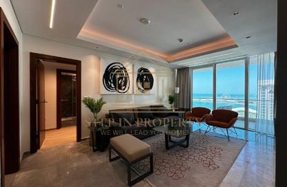 Apartment - 2 Bedrooms - 3 Bathrooms for rent in Lusail Marina Heights - Marina District - Lusail Apartment - 2 Bedrooms - 3 Bathrooms for rent in Lusail Marina Heights - Marina District - Lusail