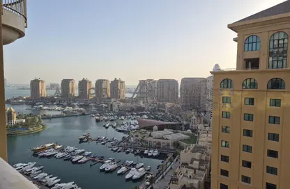 Apartment - 1 Bedroom - 2 Bathrooms for rent in East Porto Drive - Porto Arabia - The Pearl Island - Doha