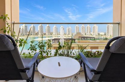 Apartment - 1 - 2 for sale in Al Mutahidah Tower - Viva Bahriyah - The Pearl Island - Doha