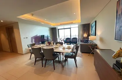 شقة - 2 غرف نوم - 3 حمامات للايجار في برج رقم 1 - منطقة الأبراج - جزيرة اللؤلؤة - الدوحة