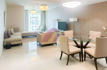 Apartment - 2 Bedrooms - 3 Bathrooms for rent in Lusail Marina Heights - Marina District - Lusail