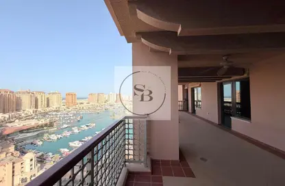 Apartment - 4 Bedrooms - 5 Bathrooms for rent in East Porto Drive - Porto Arabia - The Pearl Island - Doha