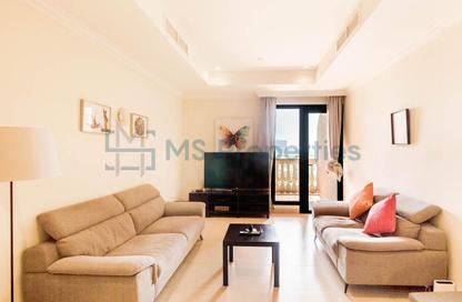Apartment - 1 Bedroom - 2 Bathrooms for rent in West Porto Drive - Porto Arabia - The Pearl Island - Doha
