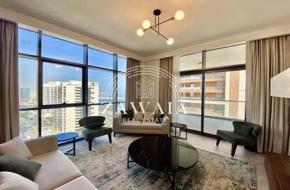 Apartment - 2 Bedrooms - 4 Bathrooms for rent in Lusail Marina Heights - Marina District - Lusail