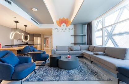 Apartment - 3 Bedrooms - 3 Bathrooms for rent in Lusail Marina Heights - Marina District - Lusail