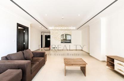 Apartment - 1 Bedroom - 2 Bathrooms for rent in West Porto Drive - Porto Arabia - The Pearl Island - Doha Apartment - 1 Bedroom - 2 Bathrooms for rent in West Porto Drive - Porto Arabia - The Pearl Island - Doha