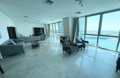 شقة - 3 غرف نوم - 5 حمامات للايجار في برج زجزاج  ا - أبراج زجزاج - الخليج الغربي - الدوحة