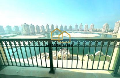 Apartment - 3 Bedrooms - 4 Bathrooms for rent in Viva Central - Viva Bahriyah - The Pearl Island - Doha