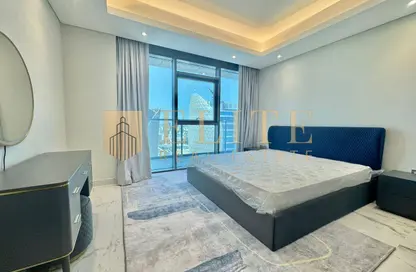 Apartment - 2 Bedrooms - 3 Bathrooms for rent in Lusail Marina Heights - Marina District - Lusail