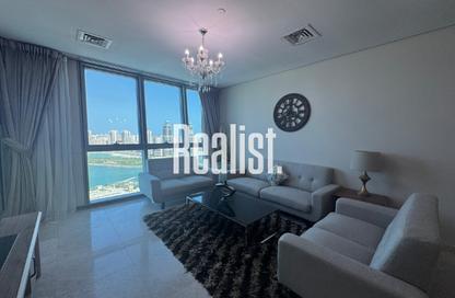 Apartment - 2 Bedrooms - 4 Bathrooms for rent in Zig Zag Tower A - Zig Zag Towers - West Bay - Doha