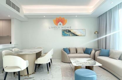 Apartment - 2 Bedrooms - 3 Bathrooms for rent in Marina Tower 23 - Marina District - Lusail