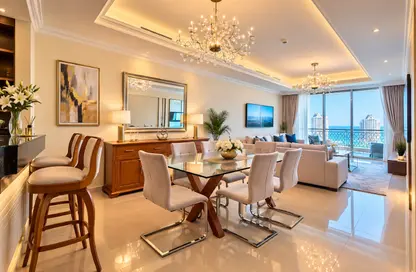 شقة - 3 غرف نوم - 4 حمامات للإيجار في فيفا غرب - فيفا بحرية - جزيرة اللؤلؤة - الدوحة