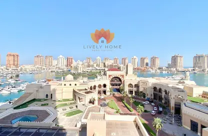 Apartment - 3 Bedrooms - 4 Bathrooms for rent in West Porto Drive - Porto Arabia - The Pearl Island - Doha