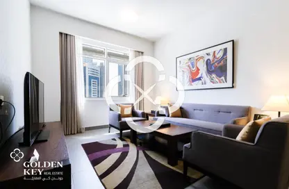 شقة - غرفة نوم - 2 حمامات للايجار في برج وست باي - الخليج الجنوبي - الخليج الغربي - الدوحة