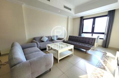 Apartment - 1 Bedroom - 2 Bathrooms for rent in East Porto Drive - Porto Arabia - The Pearl Island - Doha