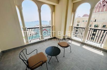 Apartment - 2 Bedrooms - 3 Bathrooms for rent in Viva East - Viva Bahriyah - The Pearl Island - Doha Apartment - 2 Bedrooms - 3 Bathrooms for rent in Viva East - Viva Bahriyah - The Pearl Island - Doha