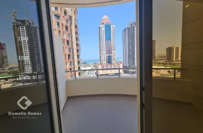 Apartment - 2 Bedrooms - 2 Bathrooms for rent in Lusail Marina Heights - Marina District - Lusail