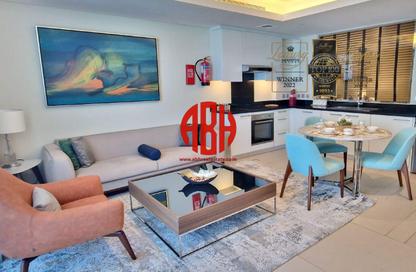 Apartment - 1 Bedroom - 2 Bathrooms for rent in Abraj Bay - Abraj Quartiers - The Pearl Island - Doha
