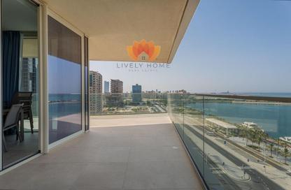 Apartment - 2 Bedrooms - 3 Bathrooms for rent in Lusail Marina Heights - Marina District - Lusail Apartment - 2 Bedrooms - 3 Bathrooms for rent in Lusail Marina Heights - Marina District - Lusail