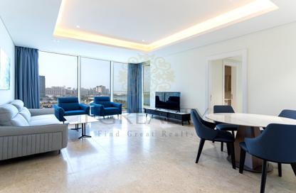 Apartment - 2 Bedrooms - 3 Bathrooms for rent in Marina Residences 195 - Marina District - Lusail