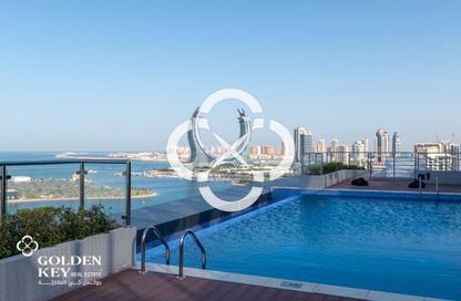 Apartment - 2 Bedrooms - 3 Bathrooms for rent in Lusail Residence - Marina District - Lusail