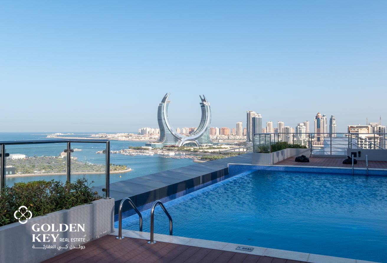 Modern 2BR+Maid in Lusail | +1 Month Grace Period