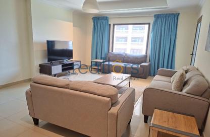 Apartment - 1 Bedroom - 2 Bathrooms for rent in Tower 13 - Porto Arabia - The Pearl Island - Doha