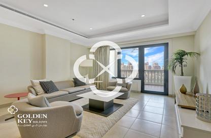 Apartment - 2 Bedrooms - 3 Bathrooms for rent in West Porto Drive - Porto Arabia - The Pearl Island - Doha Apartment - 2 Bedrooms - 3 Bathrooms for rent in West Porto Drive - Porto Arabia - The Pearl Island - Doha