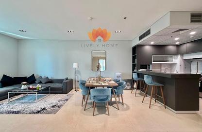 Apartment - 2 Bedrooms - 3 Bathrooms for rent in Lusail Marina Heights - Marina District - Lusail