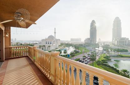 Apartment - 1 Bedroom - 2 Bathrooms for rent in East Porto Drive - Porto Arabia - The Pearl Island - Doha