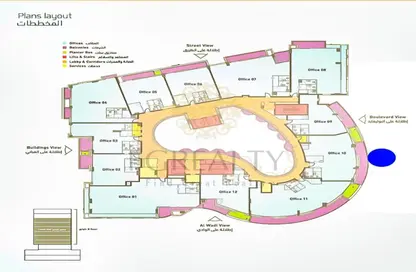 Office Space - Studio for sale in Boulevard View - Yasmeen City - Lusail