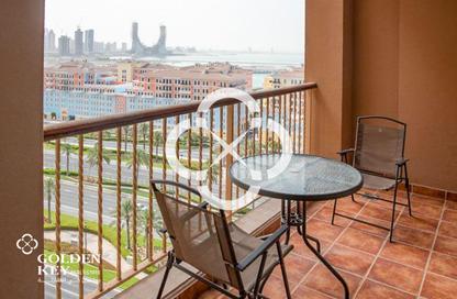 Apartment - 1 Bedroom - 2 Bathrooms for sale in East Porto Drive - Porto Arabia - The Pearl Island - Doha Apartment - 1 Bedroom - 2 Bathrooms for sale in East Porto Drive - Porto Arabia - The Pearl Island - Doha