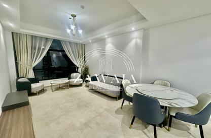 Apartment - 2 Bedrooms - 2 Bathrooms for rent in Lusail Marina Heights - Marina District - Lusail