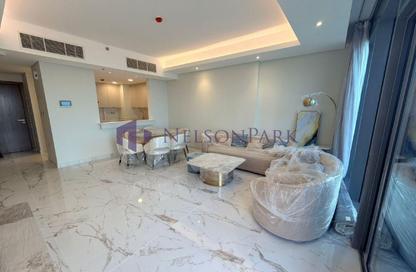 Apartment - 1 Bedroom - 2 Bathrooms for rent in Marina Tower 23 - Marina District - Lusail