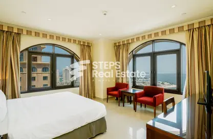 Apartment - 3 Bedrooms - 4 Bathrooms for rent in West Porto Drive - Porto Arabia - The Pearl Island - Doha